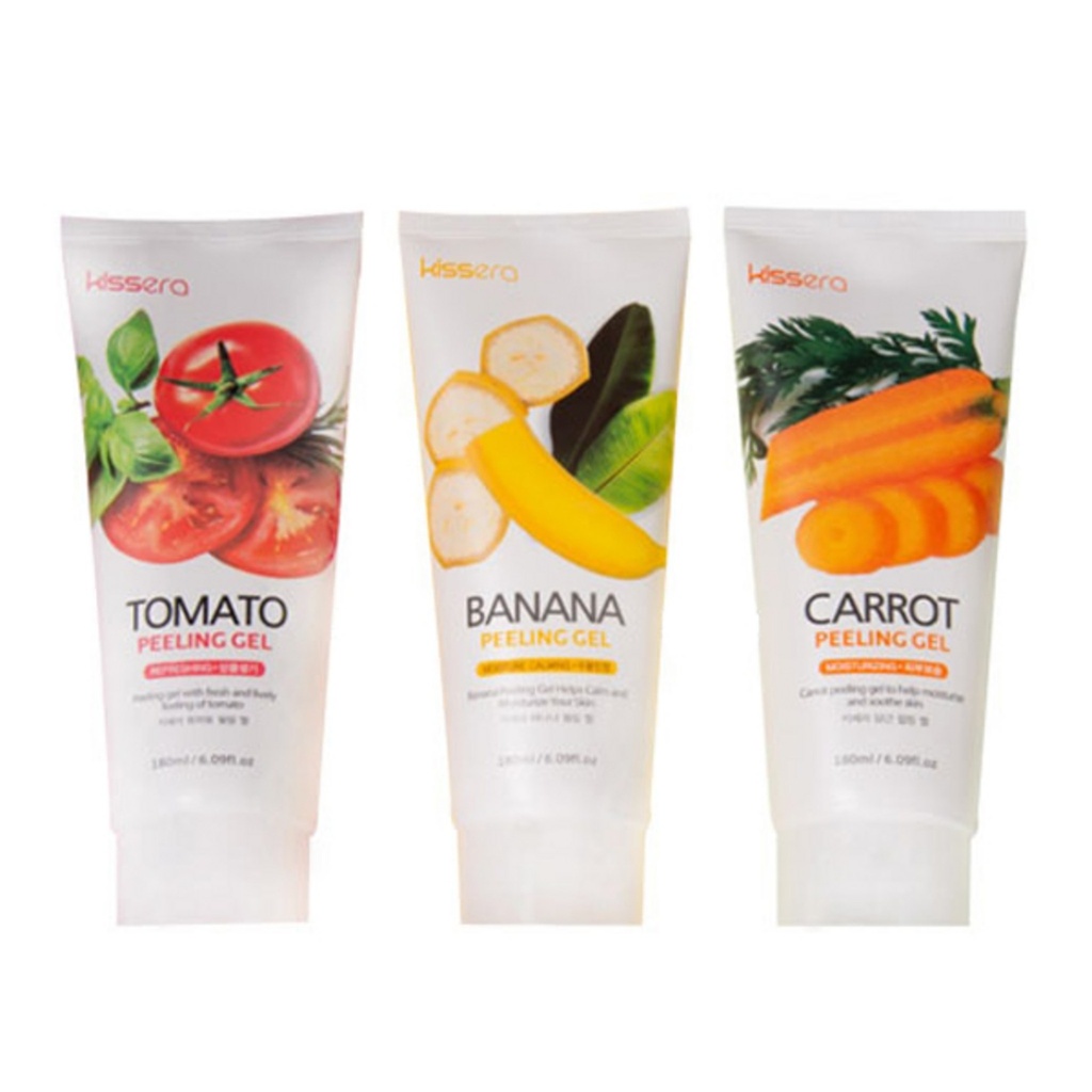 Kycera Peeling Gel Tomato 180ml + Banana 180ml + Carrot 180ml