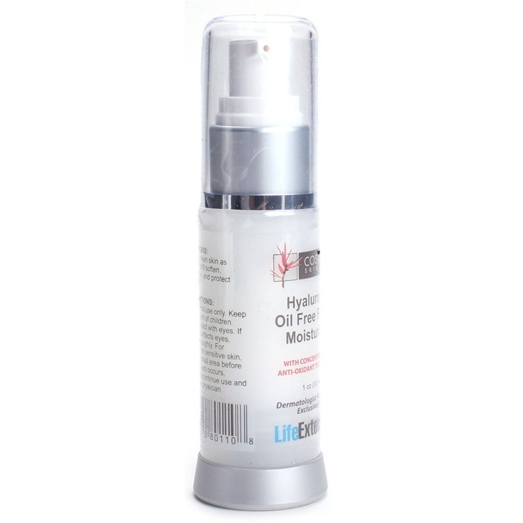 Life Extension Hyaluronic Oil Free Facial Moisturizer