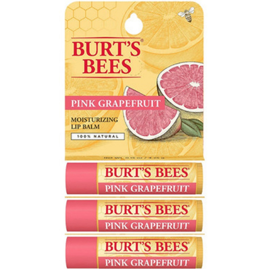 Burt's Bees Moisturizing Lip Balm Trio