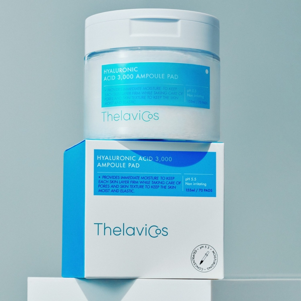 Theravicos Hyaluronic Acid 3000 Ampoule Pads 3ea