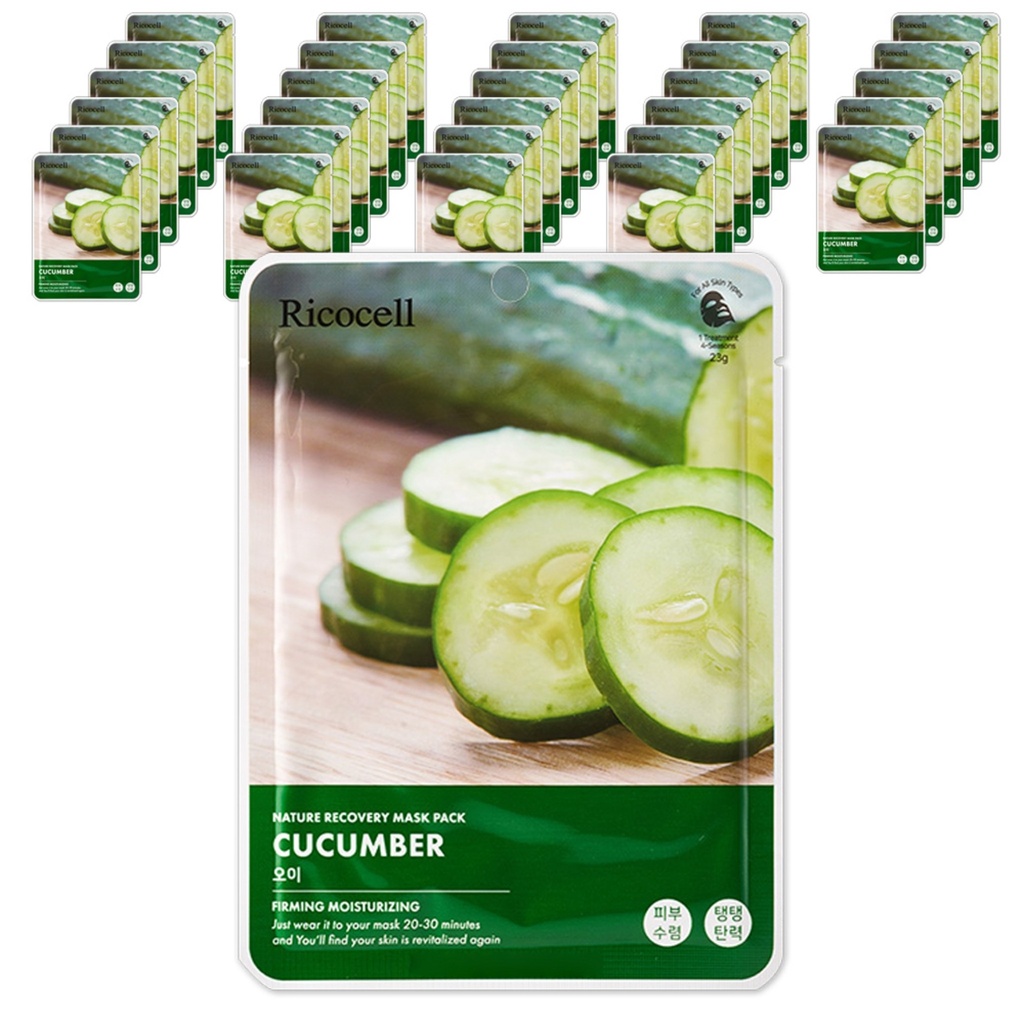 Lycocell Nature Recovery Mask Pack Cucumber 23g