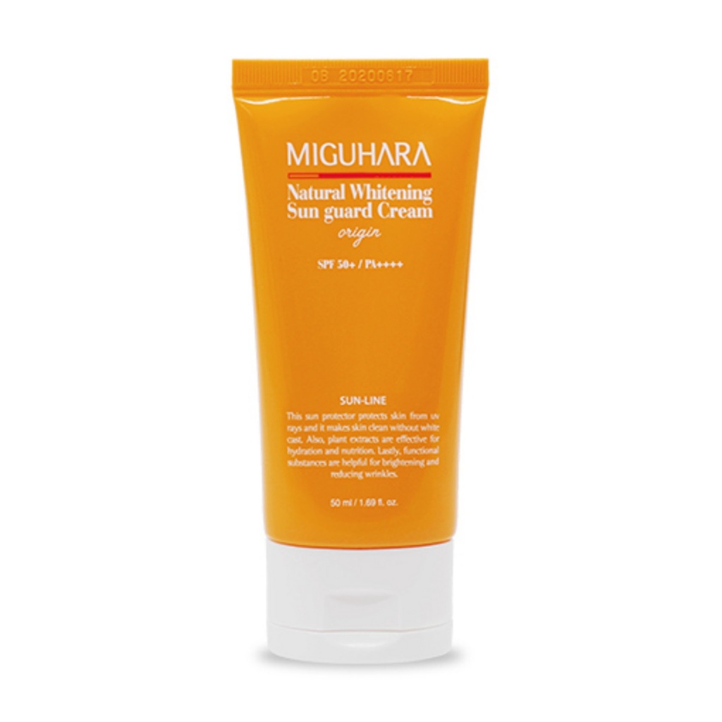 Miguhara Natural Whitening Sun Guard Cream Origin SPF50+ PA++++