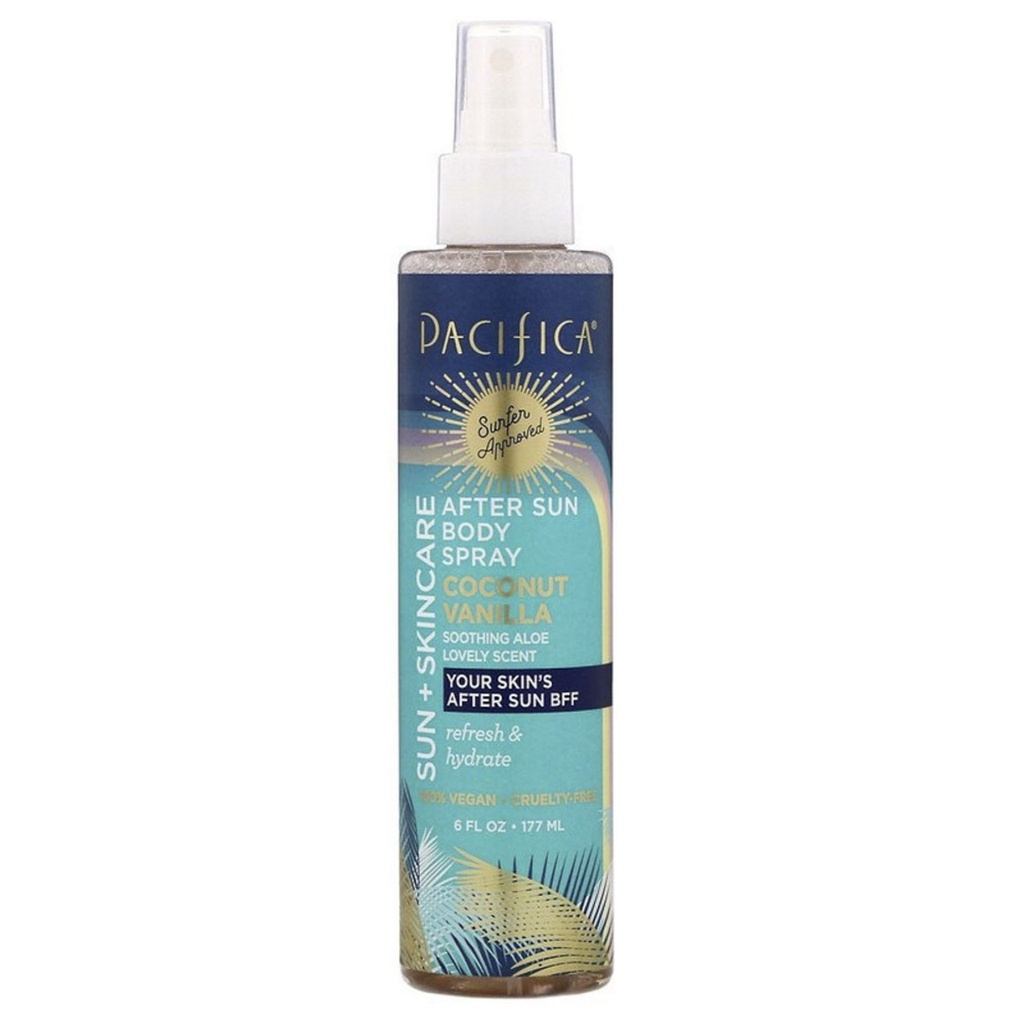 Pacifica Sun + Skin Care After Body Spray Coconut Vanilla