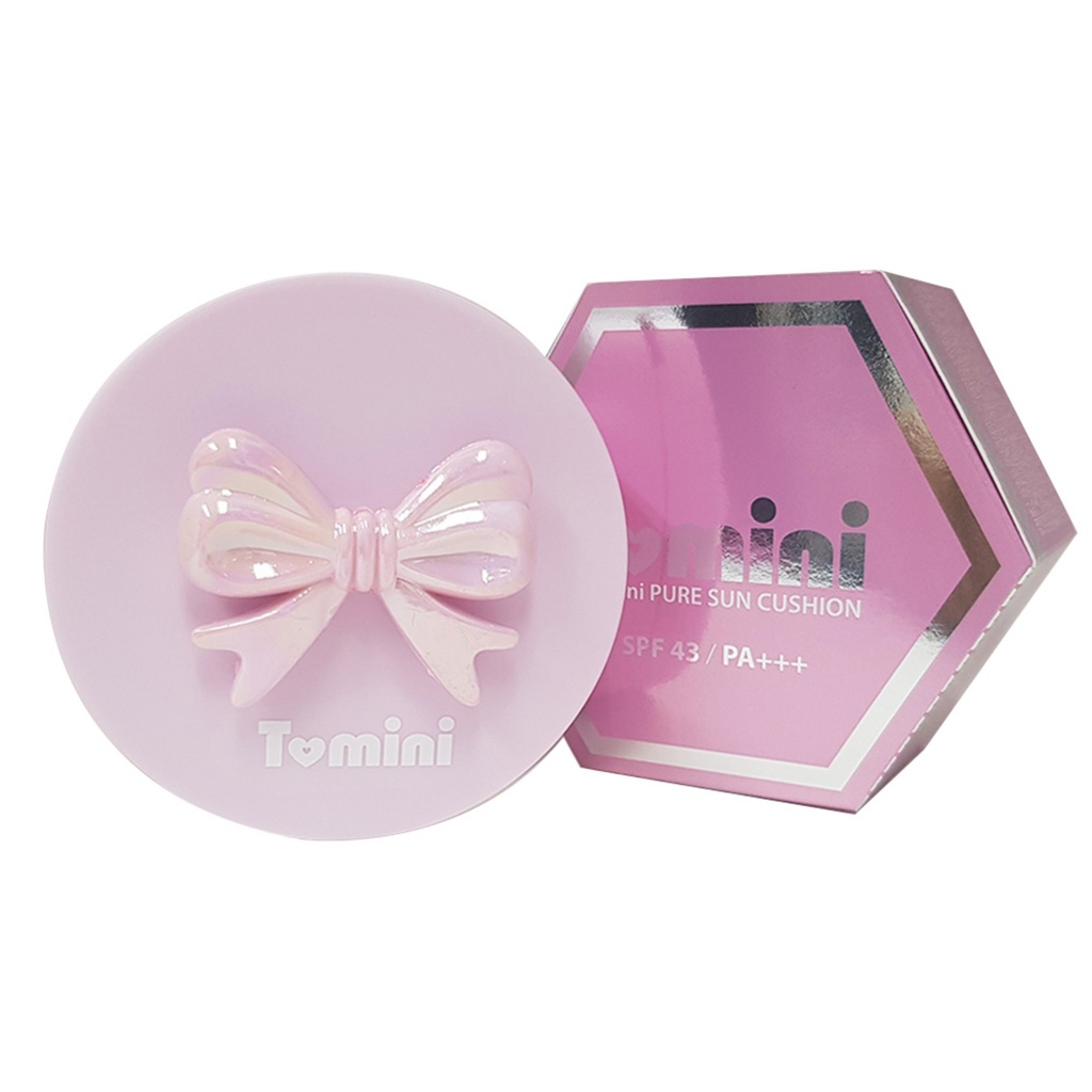 Tumini Pure Sun Cushion SPA43 PA+++ Ribbon Light Pink