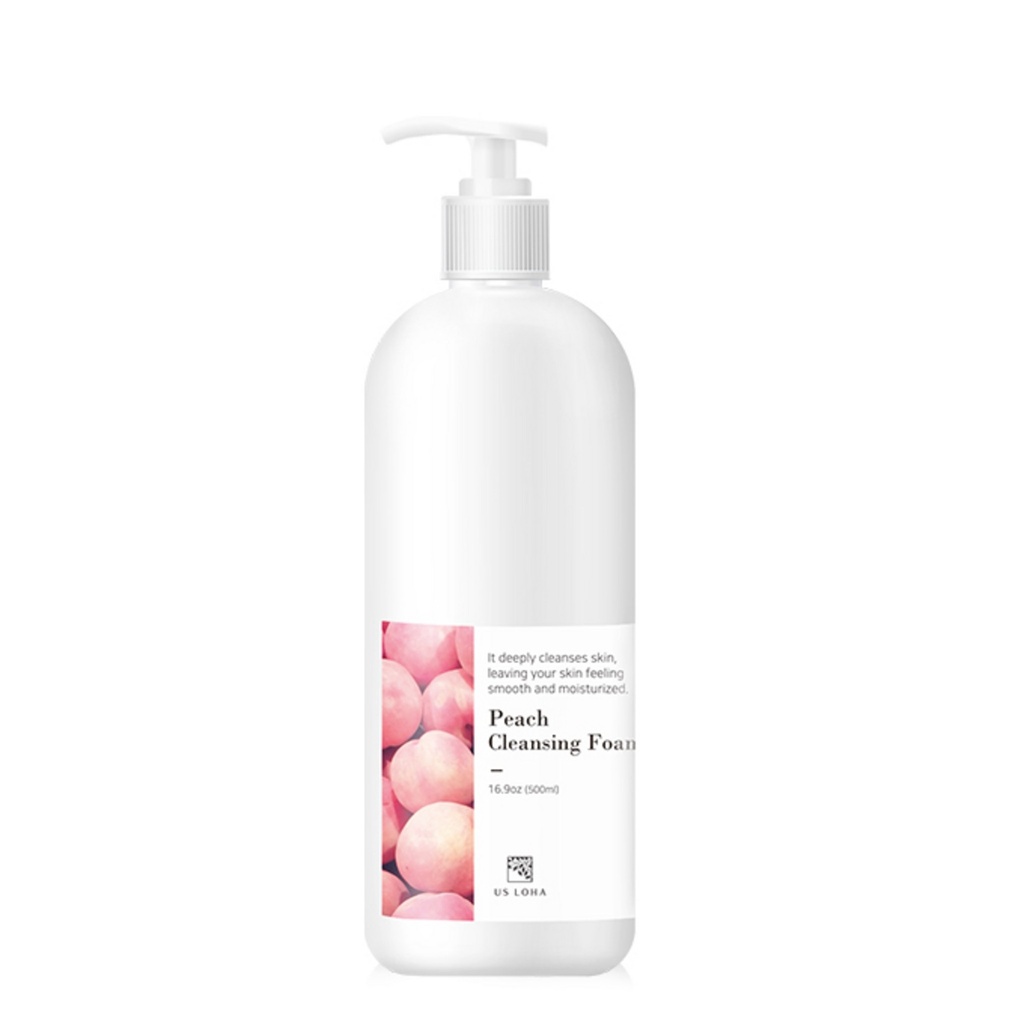 Earthroha Large Capacity Peach Cleansing Foam