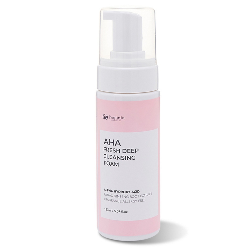 Pogonia Aha Deep Foaming Cleansing Foam