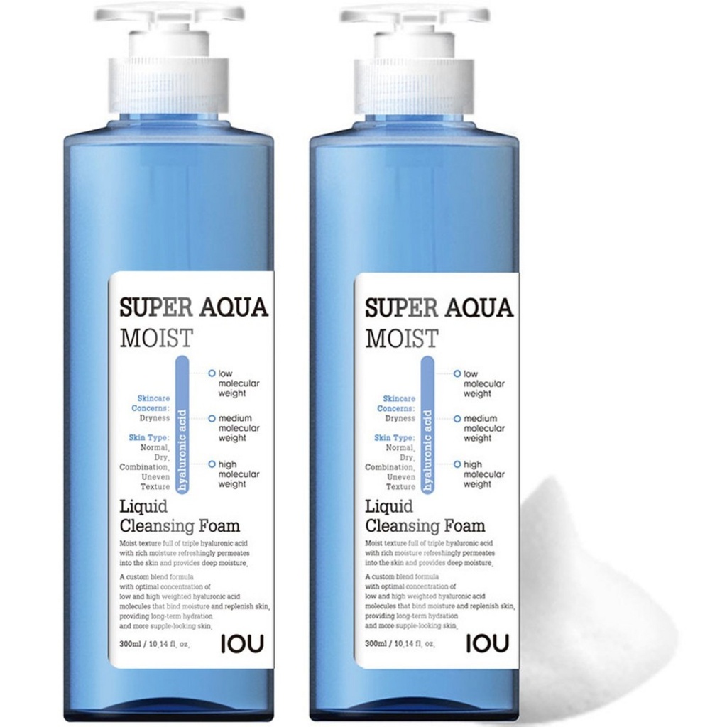 Iowa Super Aqua Moist Liquid Cleansing Foam