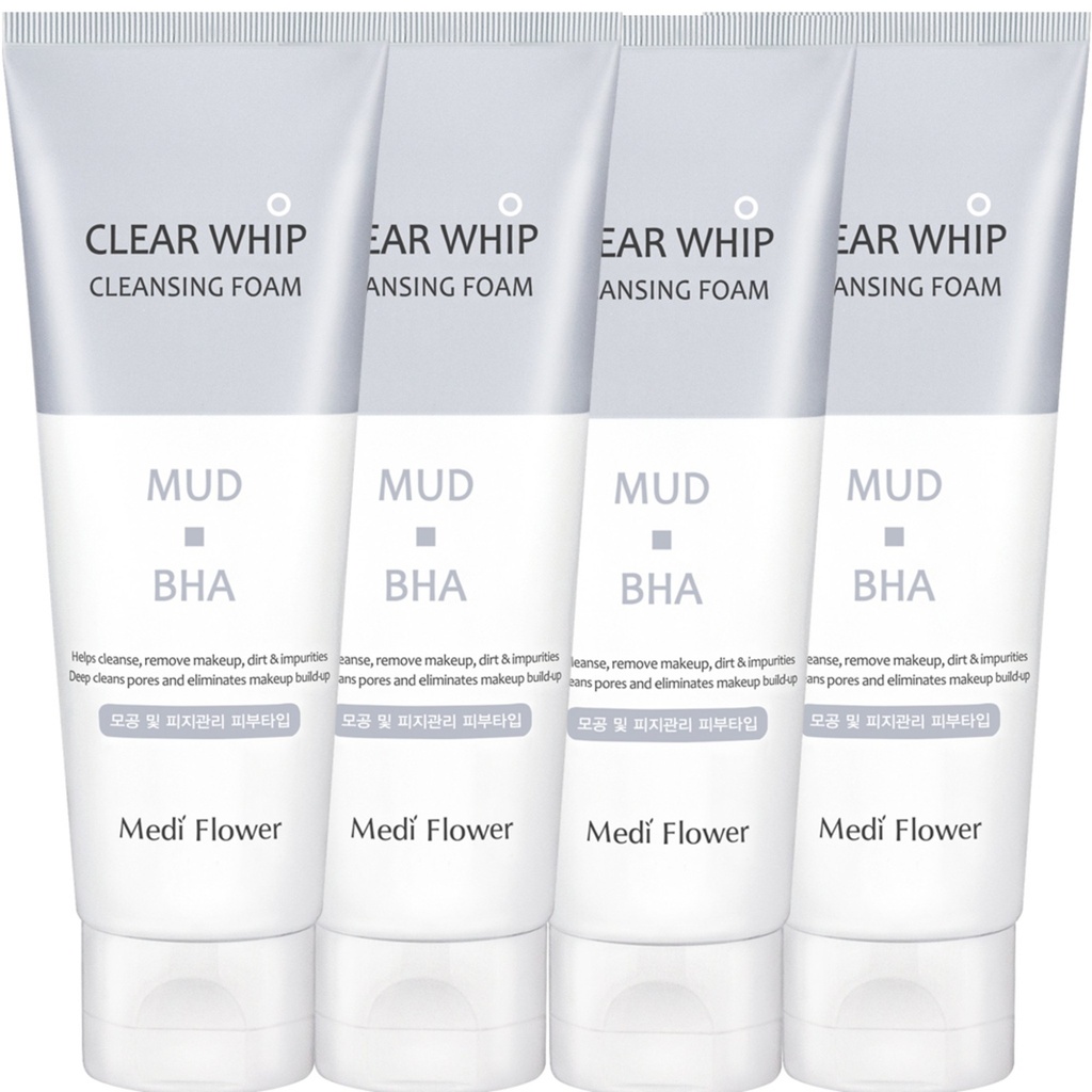 Medi Flower Clear Whip Cleansing Foam Mud