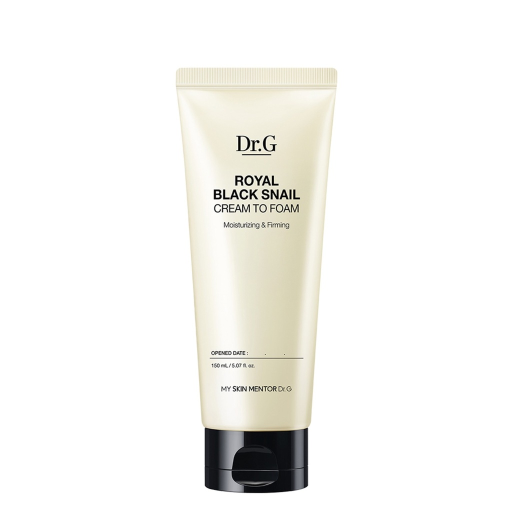 Dr.G Royal Black Snail Cream to Foam