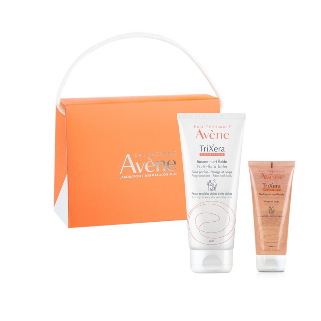 Avene Moisturizing Trixera Cleansing Gel 100ml + Fluid Trixera Balm 200ml Set