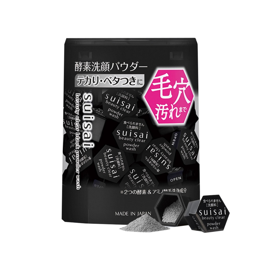 Suisai Beauty Clear Black Powder Wash 32p