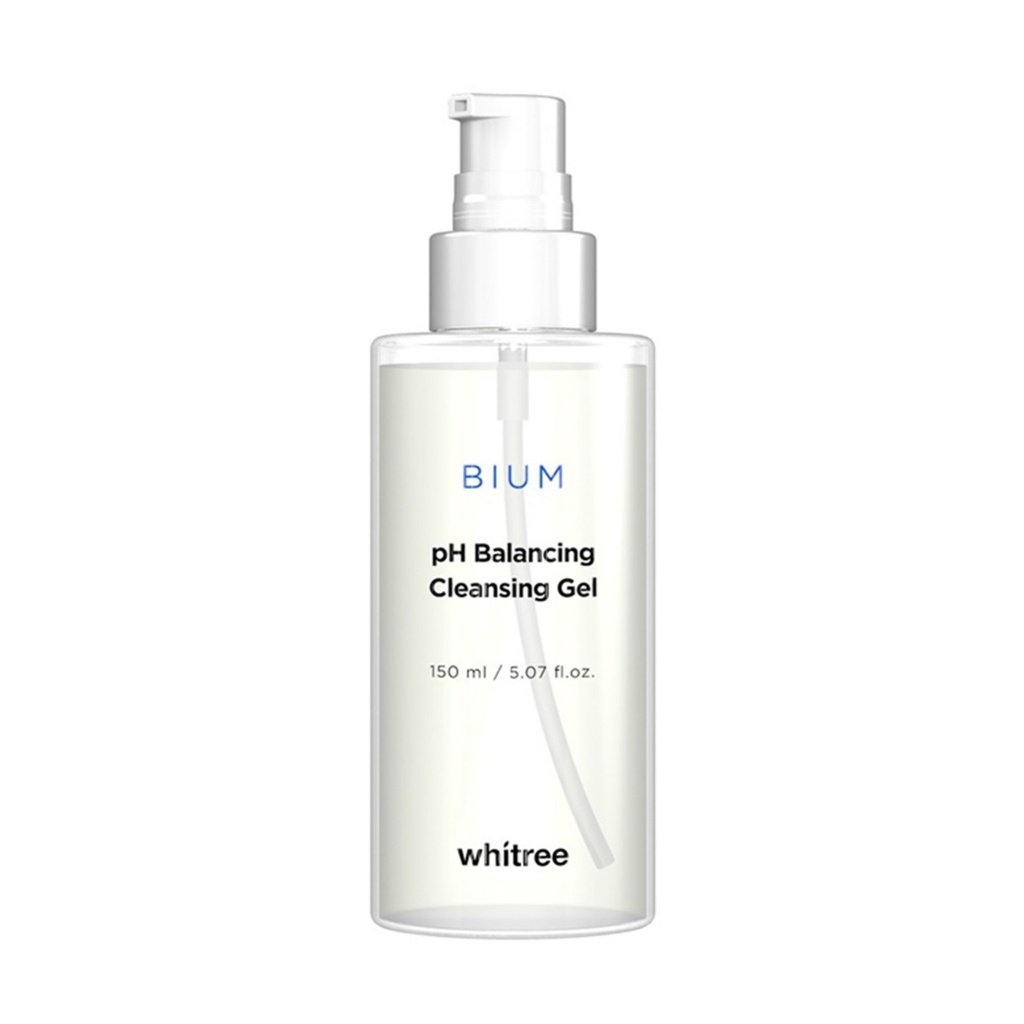 White libium weakly acidic cleansing gel