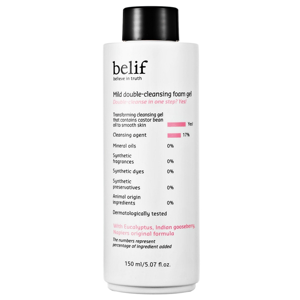 belif Mild Double Cleansing Foam Gel