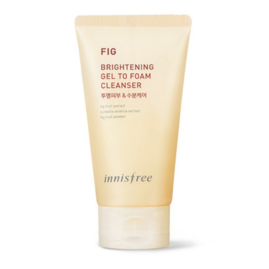 Innisfree Super Food Fig Brightening Gel to Foam Cleanser