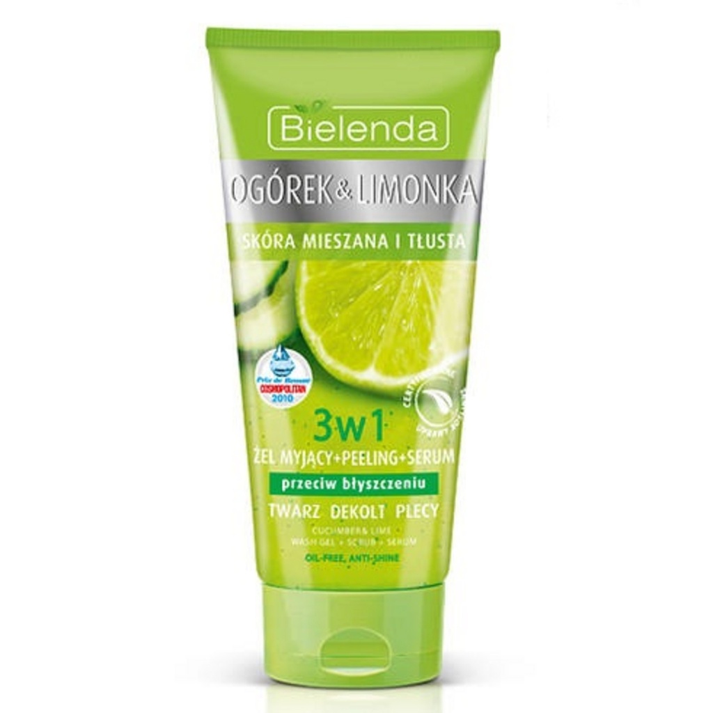 [Bielenda] Cucumber and Lime Facial 3in1