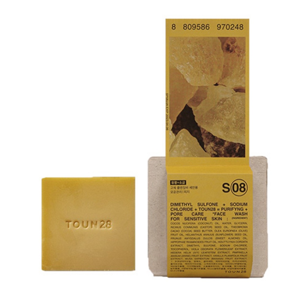 Tone 28 Face Wash S8 Sulfur Salt Castor Oil Cleansing Soap