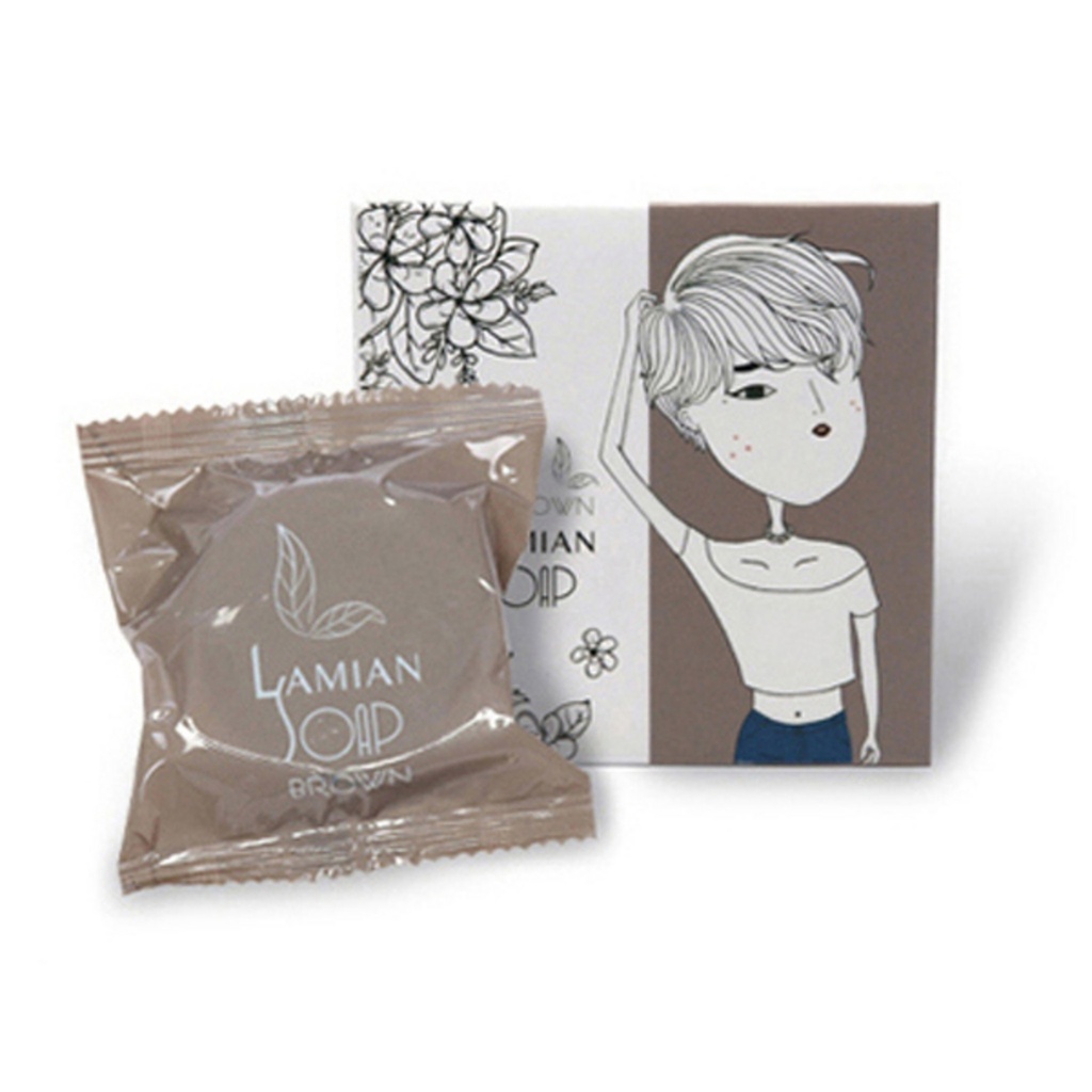 Hancell Lamian Cleansing Beauty Soap Brown