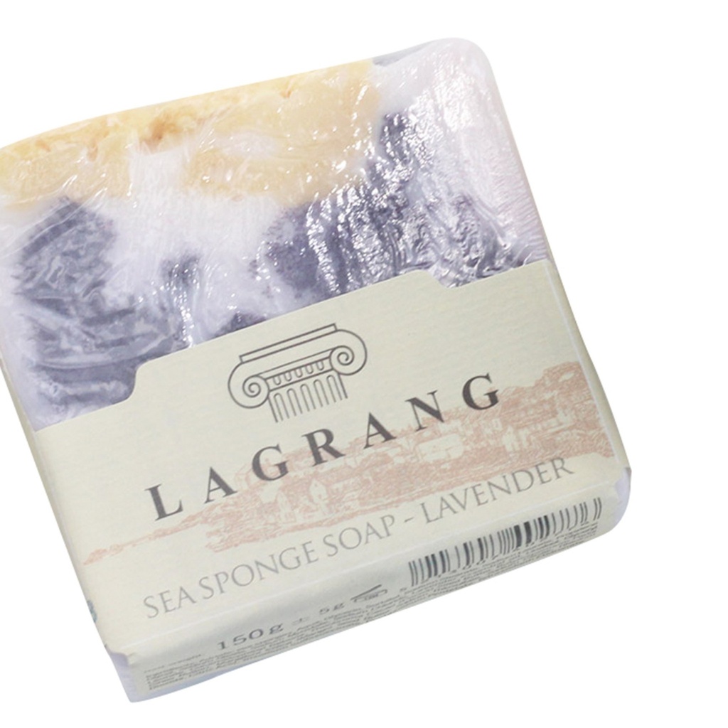 Lagrand Triple Butter Sponge Soap Lavender