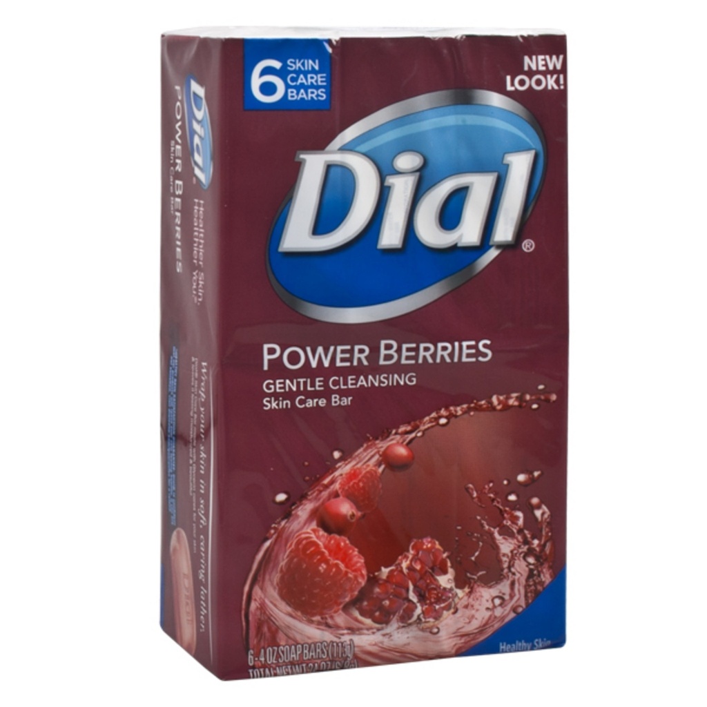 Dial Glycerin Soap Power Berries 6p