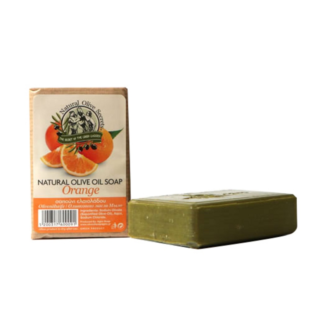 Agno Greece Olive Cleansing Soap Orange