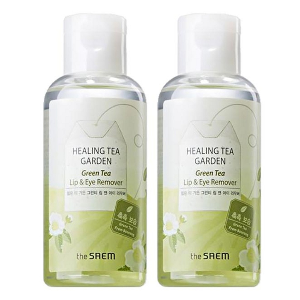 The Saem Healing Tea Garden Green Tea Lip & Eye Remover