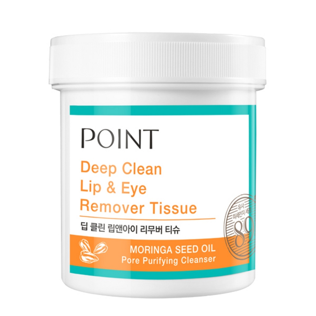 Point Deep Clean Lip & Eye Remover Tissue 70p