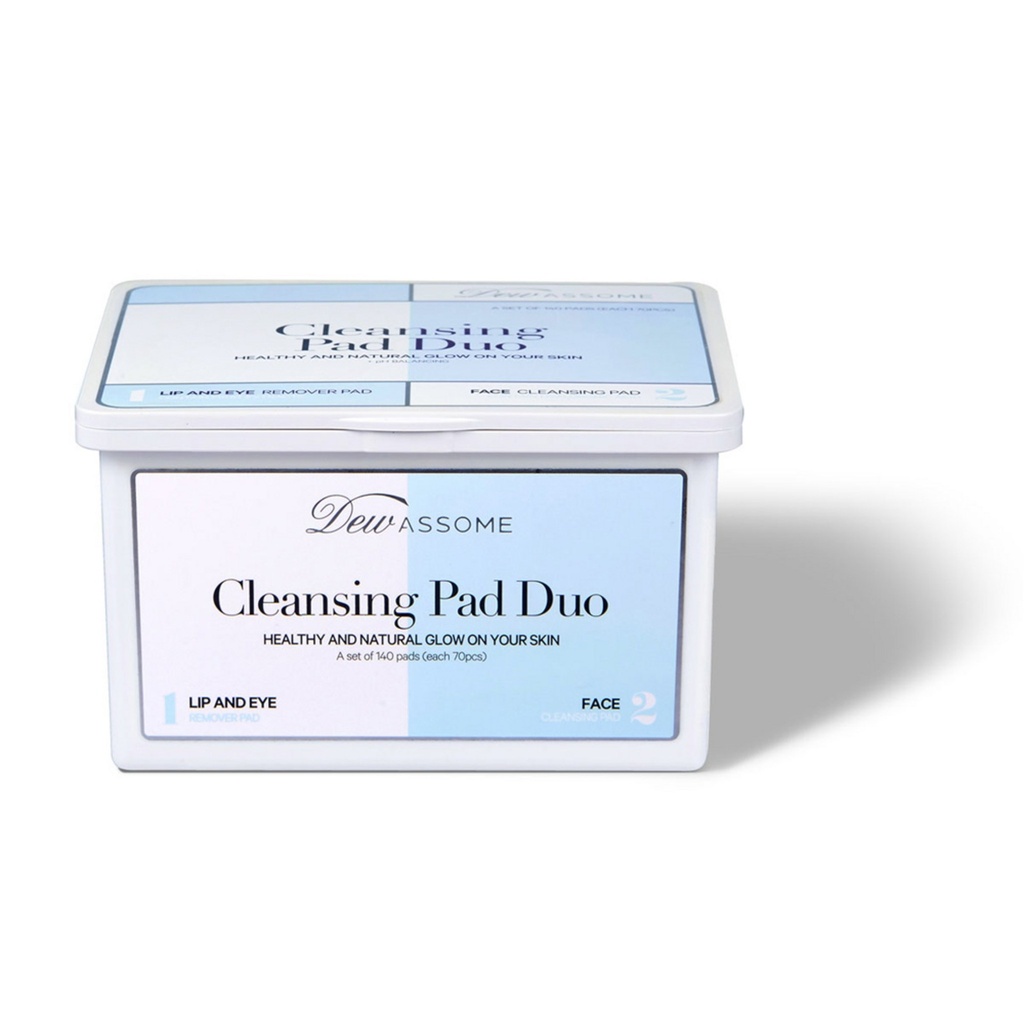 Duosome Cleansing Pad Duo Face Cleansing Pad 70 sheets + Lip & Eye Remover 70 sheets