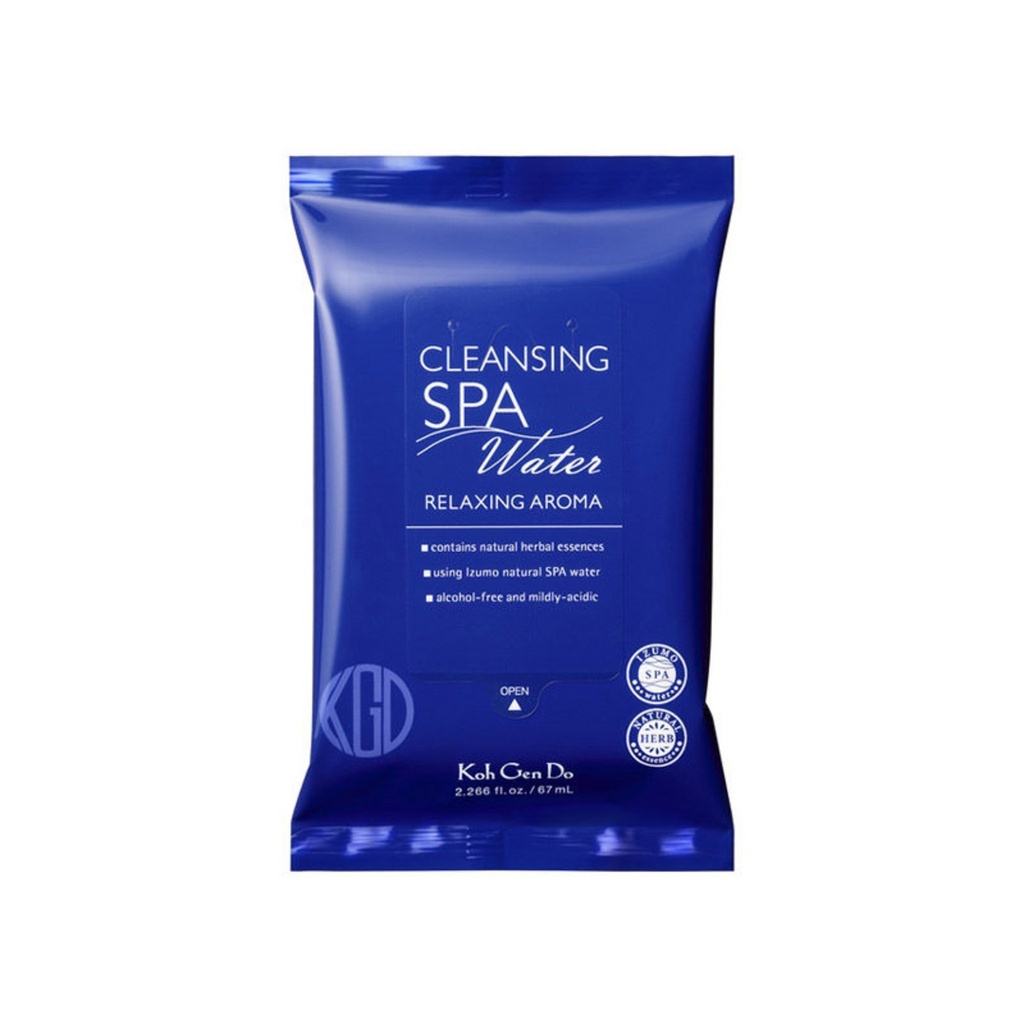 Kogendo Water Cloth Relaxing Aroma P Blue Cleansing Tissue