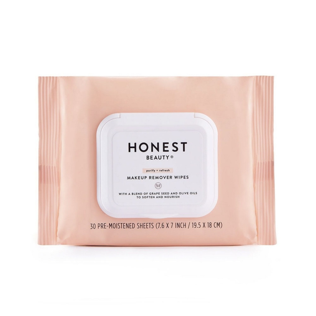 Honest Purify + Refresh Makeup Remover Wipes