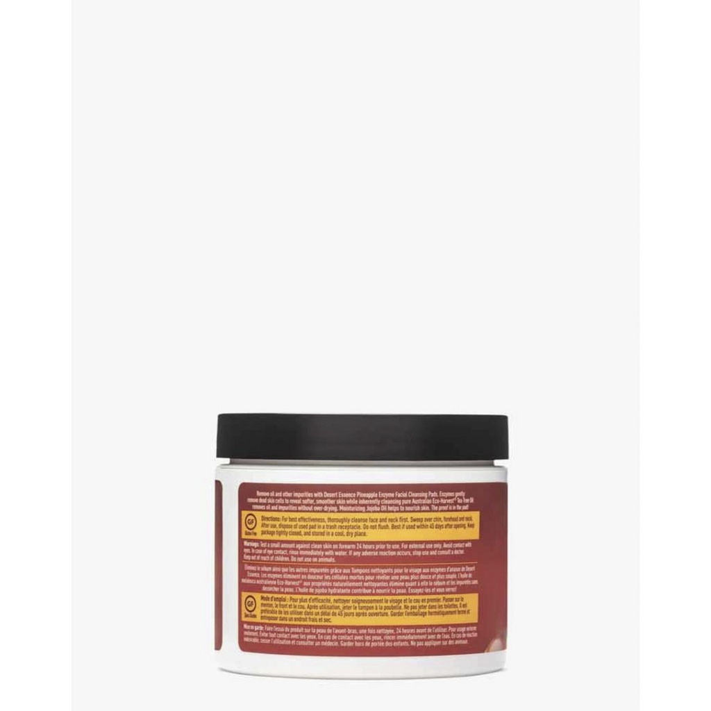 Desert Essence Facial Cleansing Pad Pineapple Enzyme