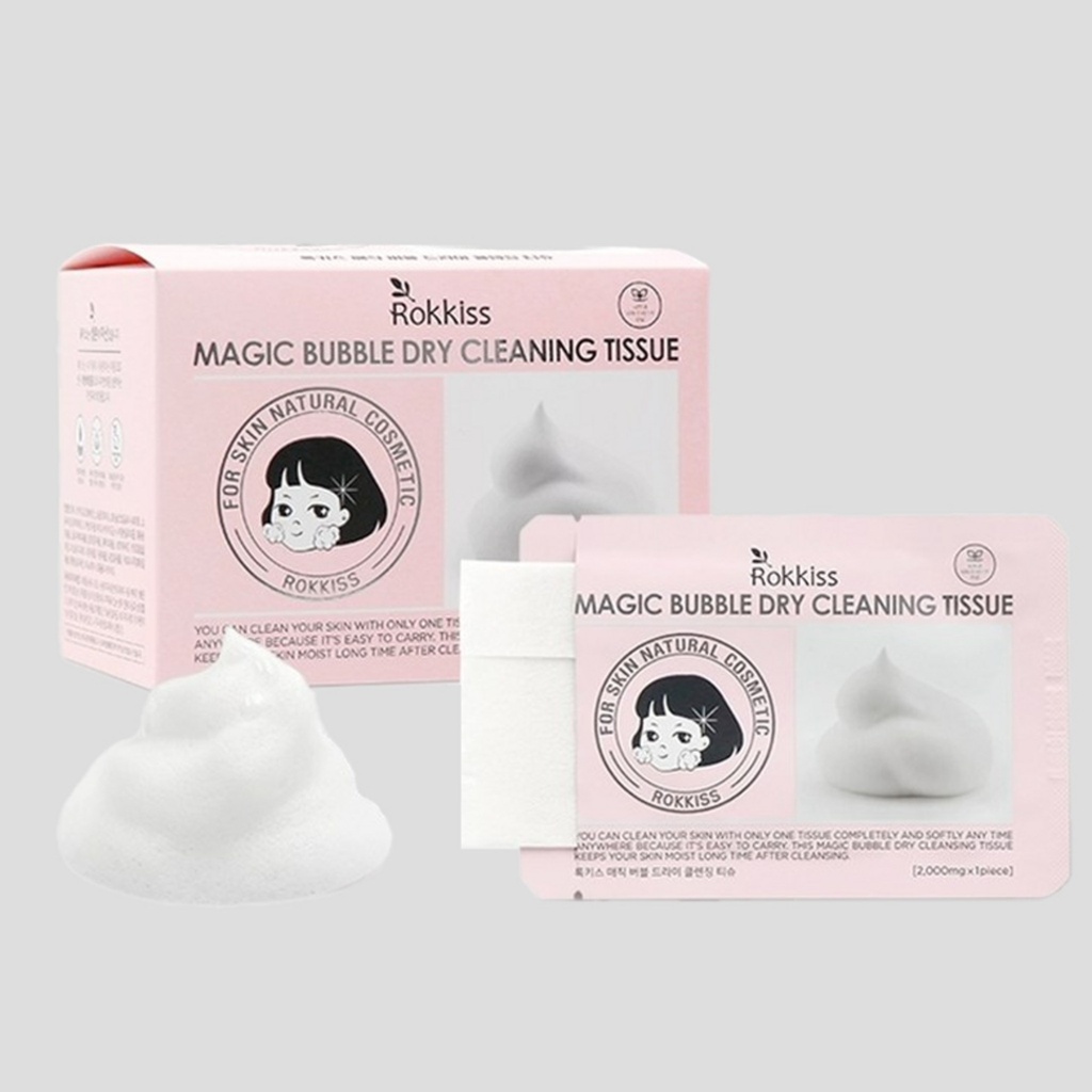 Rocky's Magic Bubble Dry Cleansing Tissue