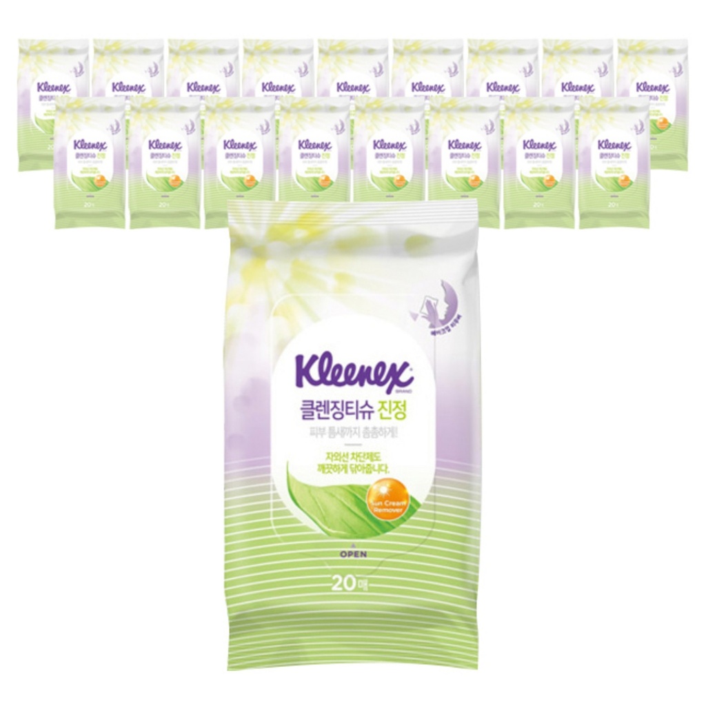 Kleenex Cleansing Tissue Soothing - Make-up Remover