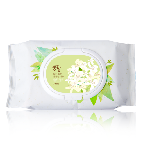 People's Fondant Soap Grass Leaf Cleansing Tissue