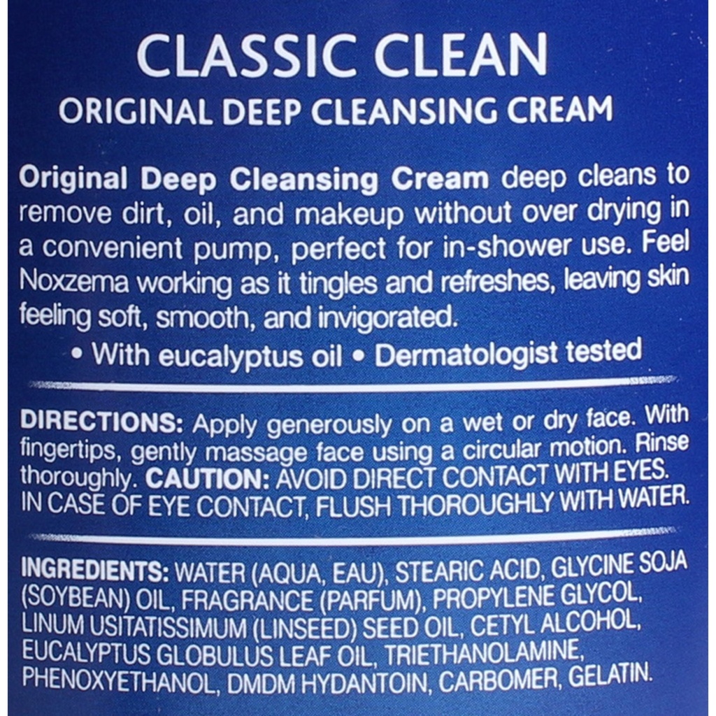 Noxzema Classic Clean Original Deep Cleansing Cream