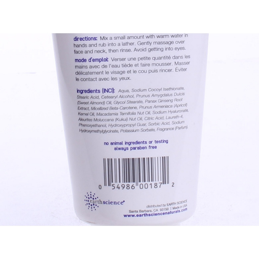 Earth Science Active Age Defense Whip Cream Cleanser