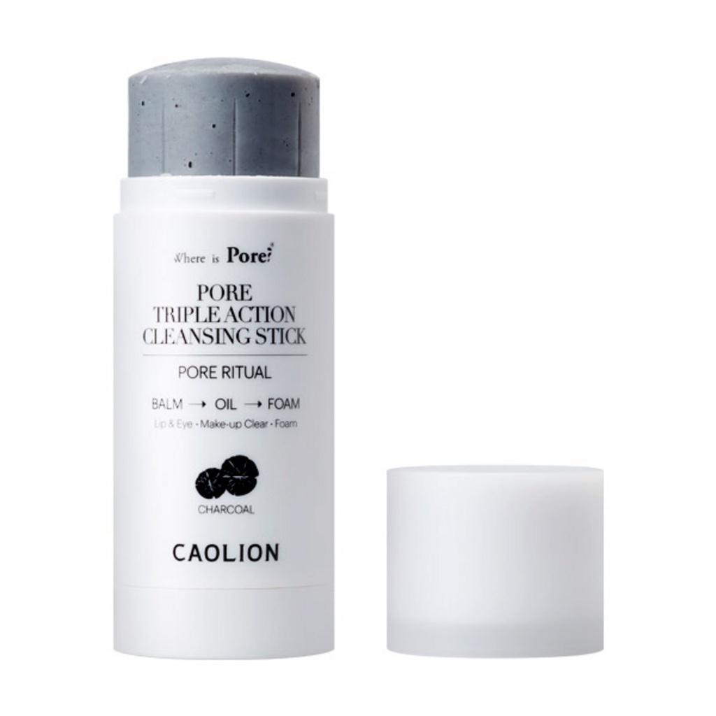 Caolion Pore Triple Action Cleansing Stick Charcoal