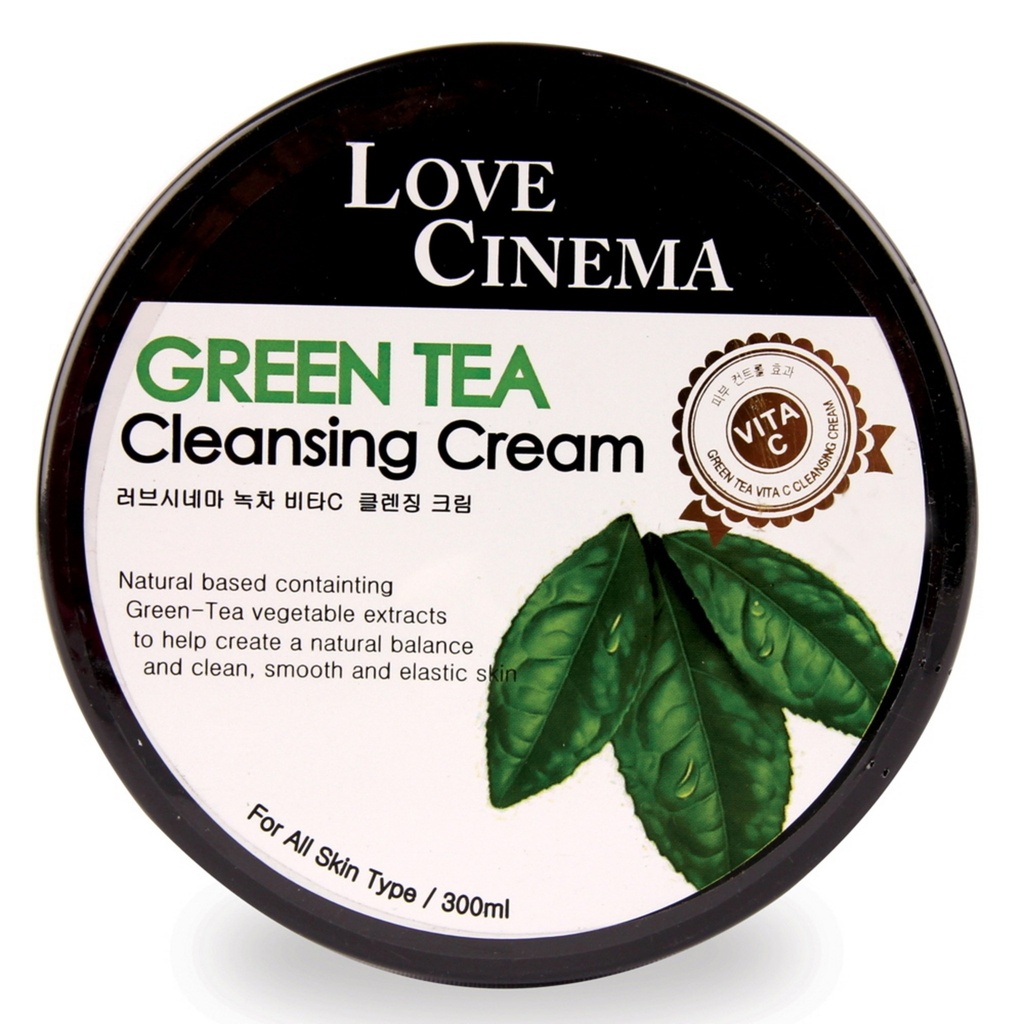 Love Cinema Green Tea Vita Seed Cleansing Cream