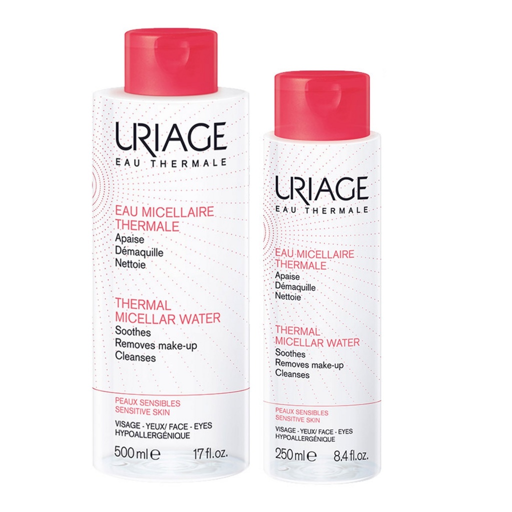 Uriage Micellar Cleansing Water Sensitive 500ml + 250ml Set