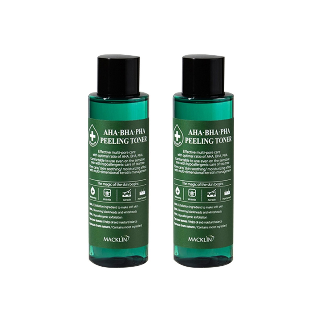 Macklin Cosmetics AHA BHA PHA Peeling Toner