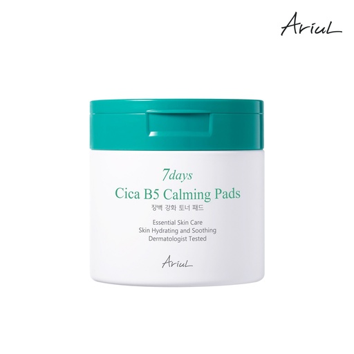 [SKU_2ZI14RP_6KMJYAX] Ariel 7 Days Cica B-Five Calming Toner Pad 100p