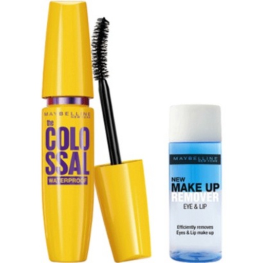 [SKU_2VXU2LP_5XPV83V] Maybelline Colossal Waterproof Mascara 9.2ml + Remover 20ml Set