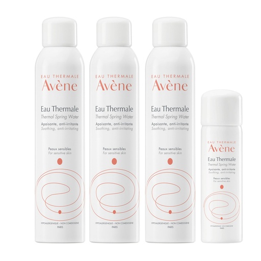 [SKU_30VWPT5_6T7ZW2H] Avene Eau Thermal Mist 300ml x 3p + 50ml Set