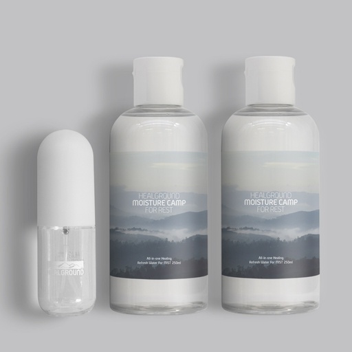 [SKU_2SVHN7H_58VUKOY] Hillground Moisture Camp Forest All-in-One Mist 250ml x 2p + Empty Bottle 30ml Set