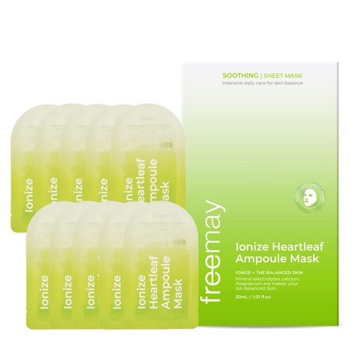 [SKU_35E8PD6_7IGELU1] Ionize Heart Leaf Ampoule Mask 3ml