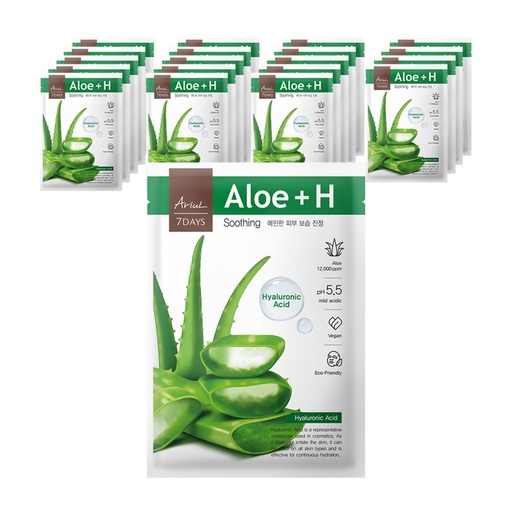 [SKU_2EPHIKY_3EKQJXM] Ariel 7 Days Aloe H Soothing Moisturizing Mask Pack