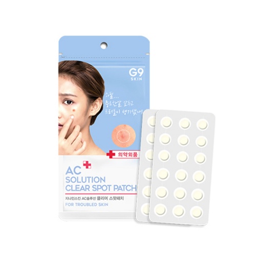 [SKU_2V6RIF7_5S512X2] G9 Skin AC+ Solution Clear Spot Patch 10mm 18p + 12mm 18p Set