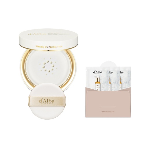 [SKU_2YYVFV9_6HAISE4] Dalba Moist Glow Sun Serum Pact Type 13ml SPF50+ PA++++ + Serum Cleanser 3ml x 3p Set