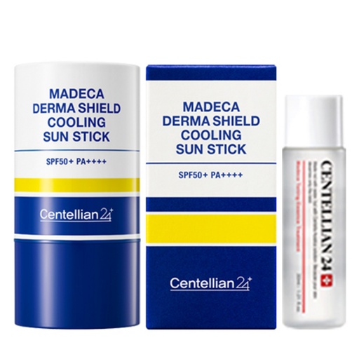 [SKU_2YD9DUG_6DLRD73] Dongkuk Pharmaceutical Centellian 24 Madeca Derma Shield Cooling Sun Stick SPF50+ PA++++ 22g + Madeca Toning Essence Treatment 30ml