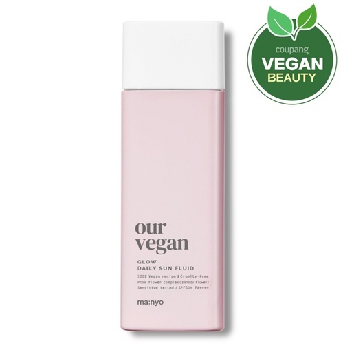 [SKU_ZQSE8J_1OPXGMU] Manyo Factory Our Vegan Sun Fluid Glow Sun Cream SPF50+ PA++++