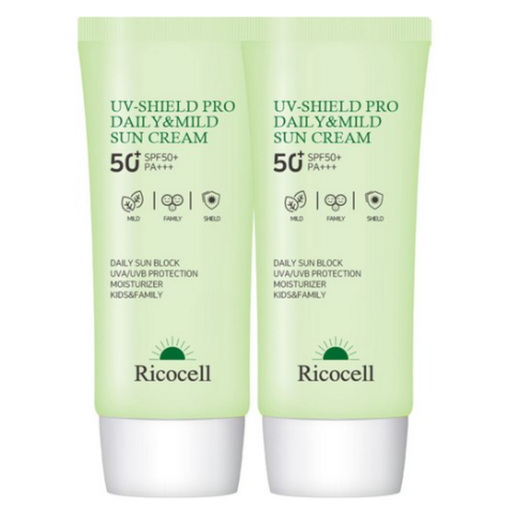 [SKU_35MJX8H_7JSF8W4] Ricocell UV Shield Pro Daily & Mild Sun Cream SPF50+ PA+++